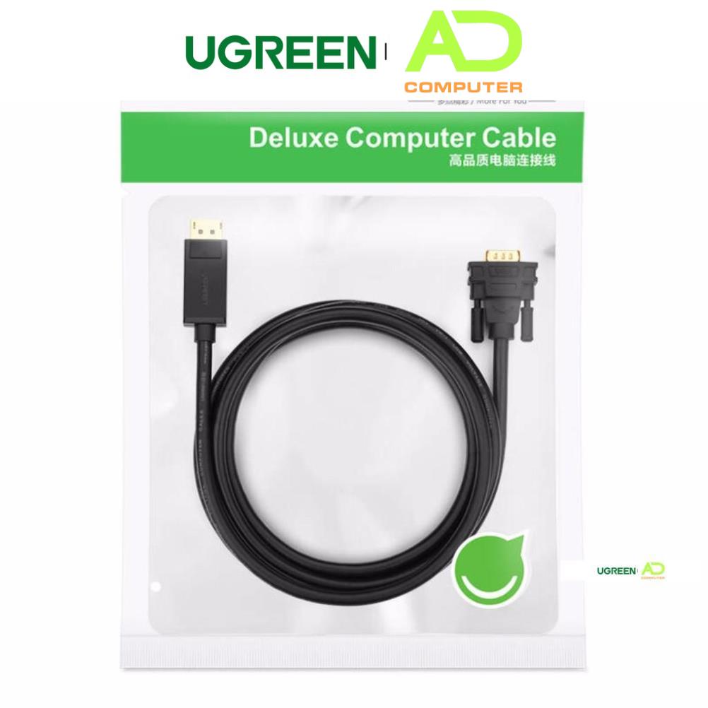 Dây chuyển đổi DisplayPort sang VGA hỗ trợ phân giải 1920x1200 dài 1m UGREEN DP105