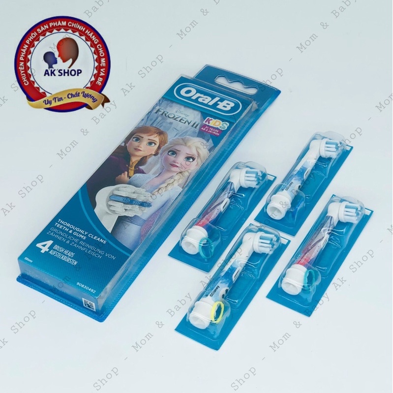 Đầu bàn chải điện thay thế, bàn chải điện oral-B hàng chính hãng.