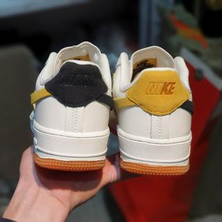 [Sale Sốc] Giày Sneaker Nam Nữ AF1 Gót Vàng Đen