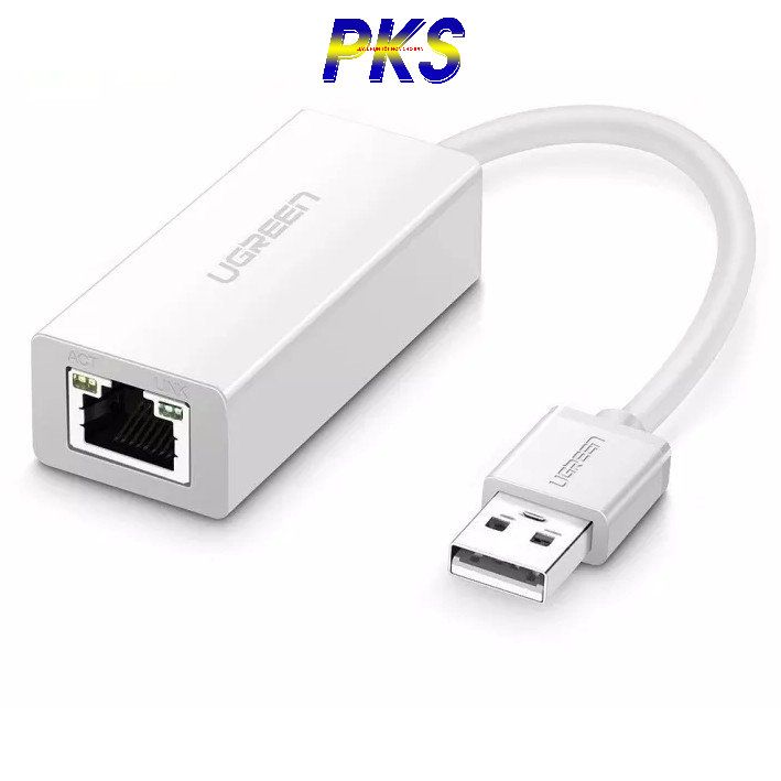 Bộ chuyển đổi USB 2.0 ra LAN Ugreen 20253 tốc độ 10/100Mbps