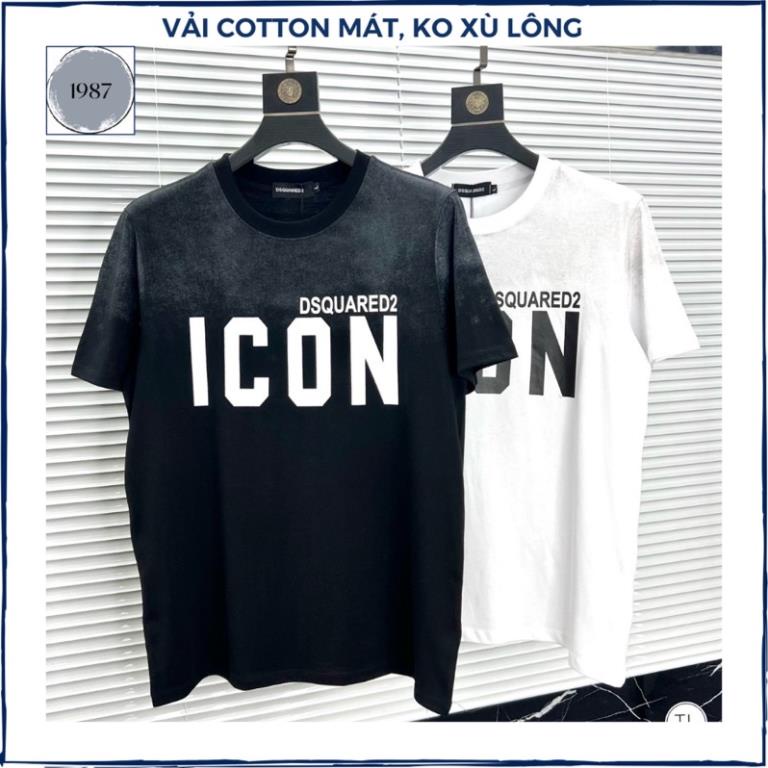 Áo thun nam cổ tròn, áo phông nam tay ngắn vải cotton chống xù lông in hình ICON kiểu dáng Hàn Quốc form chuẩn Đẹp