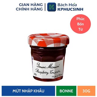 Mứt phúc bồn tử hiệu Bonne Maman 30g KPHUCSINH - Hàng Chính Hãng