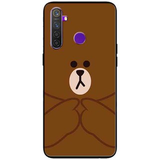 Ốp Lưng Realme 5/ Realme 5 Pro, Realme Q - Gấu Line