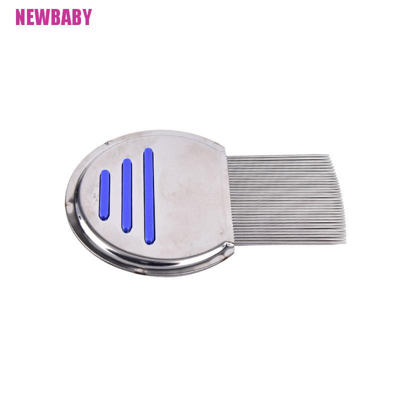 [Neababy] 1 Lược Chải Tóc Bằng Thép Không Gỉ Loại Bỏ Bụi Bẩn