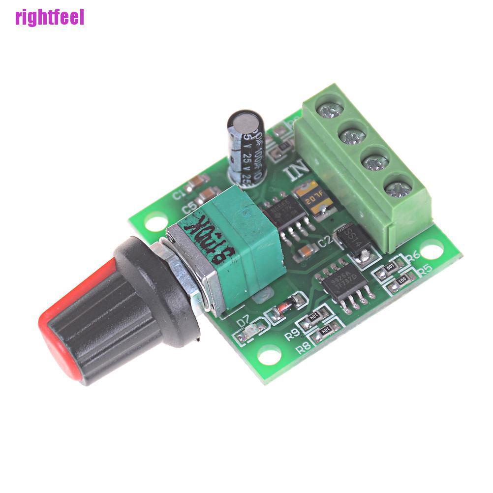 Rightfeel 1.8V 3V 5V 6V 12V 2A Low Voltage Motor Speed Controller PWM 1803B M216