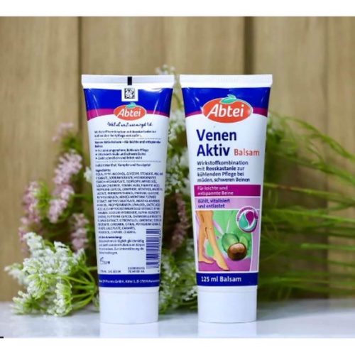 Viên uống, kem bôi giãn tĩnh mạch Abtei Venen Aktiv của Đức - Shop Melyca