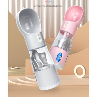 [4in1] Bình nước du lịch chó, mèo 4 công dụng tiện lợi- Đựng nước, thức ăn, túi nilon và xẻng- Tiện chăm sóc cho bé