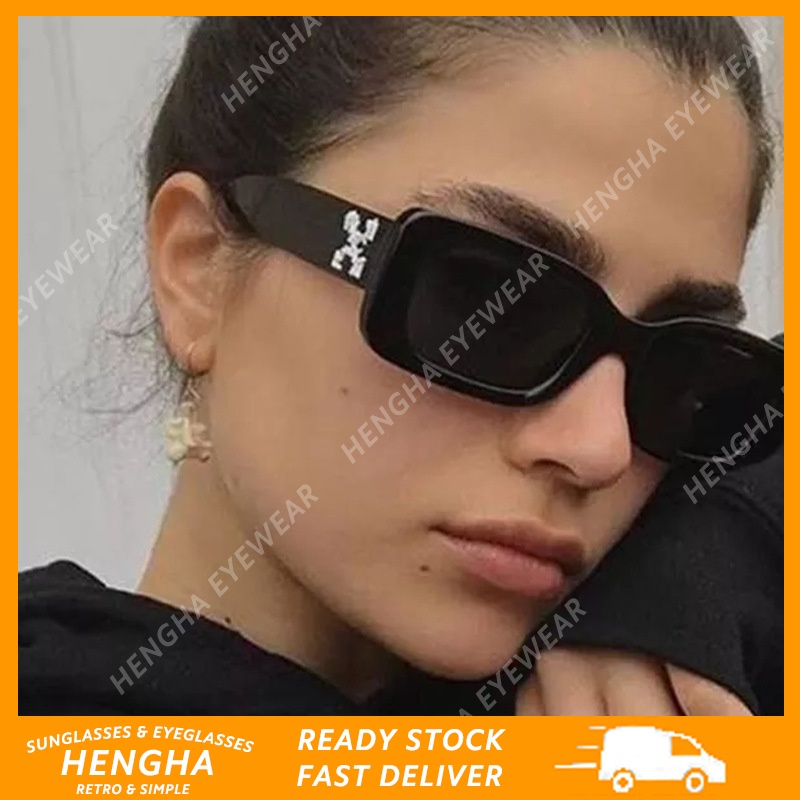 Kính Mát Gọng Vuông Phong Cách hip hop Cho Cả Nam Và Nữ