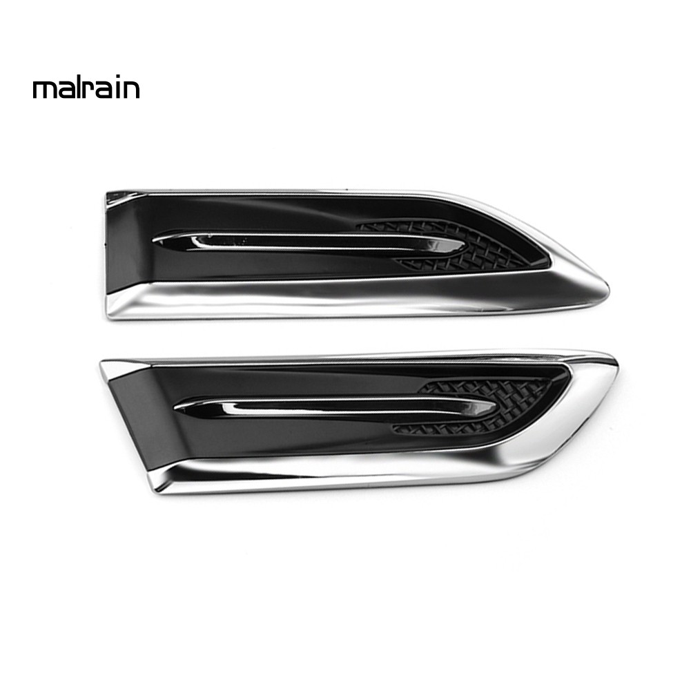 2 Miếng Dán Trang Trí Lỗ Thông Gió Xe Hơi Hình Cá Mập