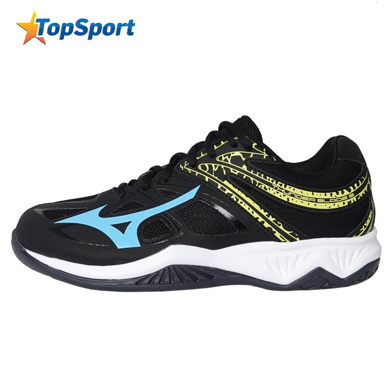 Giày thể thao cầu lông Mizuno THUNDER BLADE 2 V1GA197023, V1GA197007 mẫu mới có 2 màu