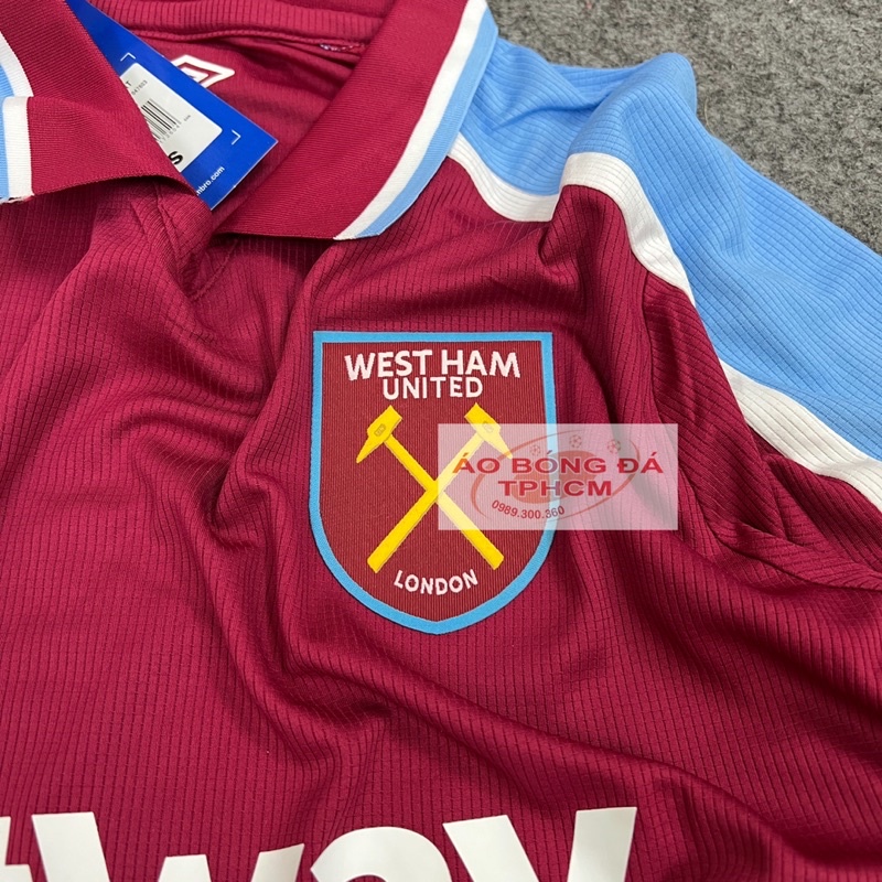 WEST HAM mùa 21/22 - Áo Bóng Đá bản PLAYER hàng Thái - WEST HAM 21/22 ĐỎ