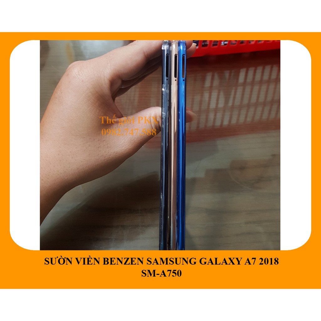 Vỏ khung sườn viền benzen Samsung Galaxy A7 2018 chính hãng A750