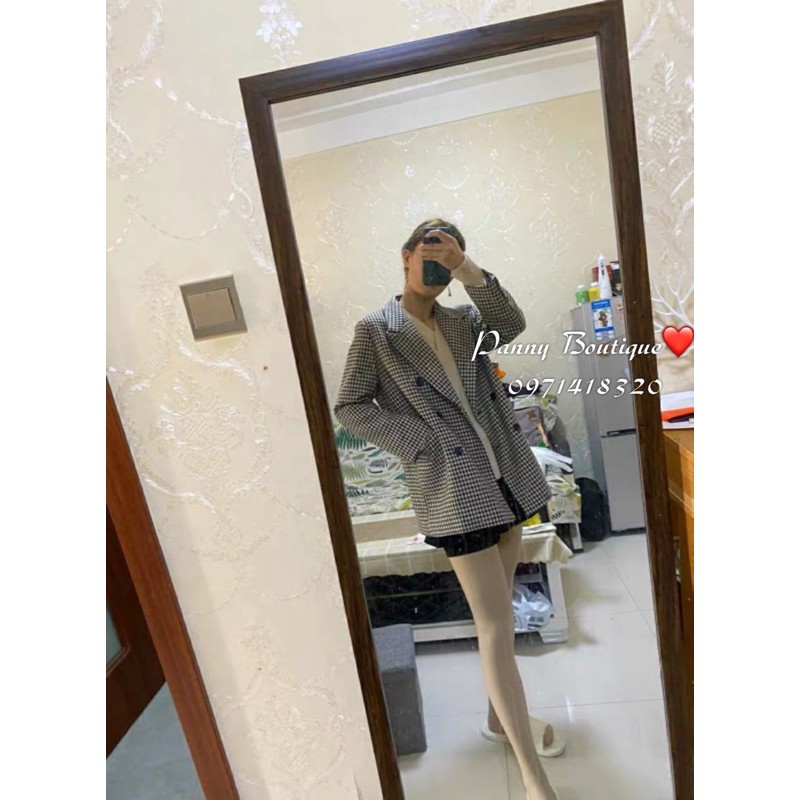 [Order có ảnh thật] Vest Blazer kẻ hoạ tiết zíc zắc cá tính 🖤, style ulzzang Hàn Quốc 🌻 Panny Boutique 🌻 | BigBuy360 - bigbuy360.vn