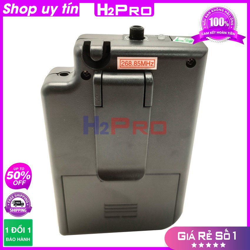 Micro Trợ Giảng Không Dây, Micro Đeo Tai Zansong V11TU Cao Cấp, Thu Sóng 80M (Tặng Jack 3.5-6 Ly Và Đôi Pin)-H2Pro Audio