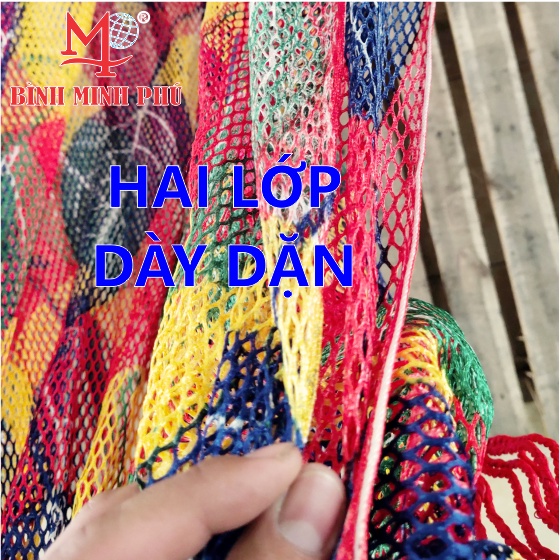 Lưới võng cán nhựa Bình Minh Phú hoa văn Tropical Xuất khẩu Hàn Quốc