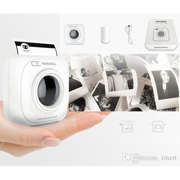 Máy in mini nhiệt PAPERANG P1 kết nối Bluetooth với ios, android | máy in ảnh du lịch | BigBuy360 - bigbuy360.vn