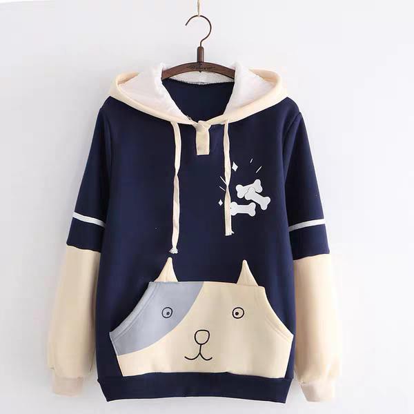 ÁO HOODIE HÌNH KHÚC XƯƠNG CUTE ĐÁNG YÊU - Cửa Hàng Đậu Đỏ