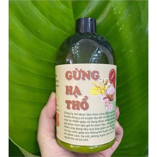 Gừng Hạ Thổ cầu Bình An 500ml