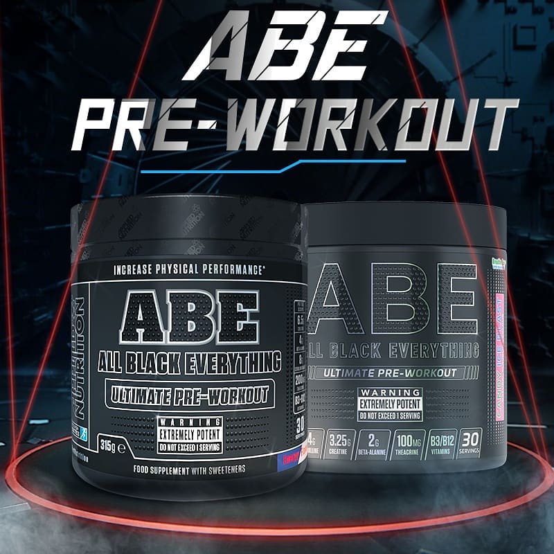 Abe Applied Nutrition ABE Hổ Trợ Tăng sức Mạnh Trong Tập Pre workout 30 lần dùng (450 Gram) - Uk
