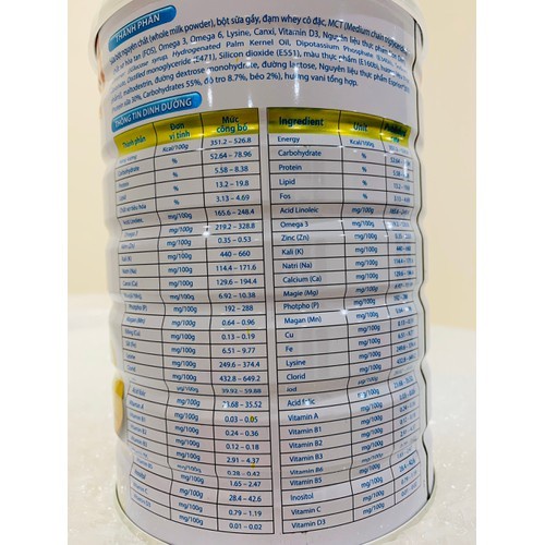 Combo 2 lon Sữa tăng cân dành cho người gầy Weight Gain 900Gr