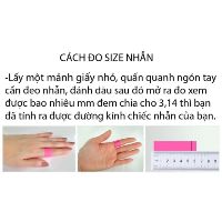 Nhẫn idol Hàn Quốc cá tính unisex