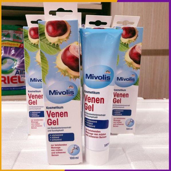Gel bôi giãn tĩnh mạch Venen Gel Das Gesunde Plus Mivolis 100ml, hàng Đức