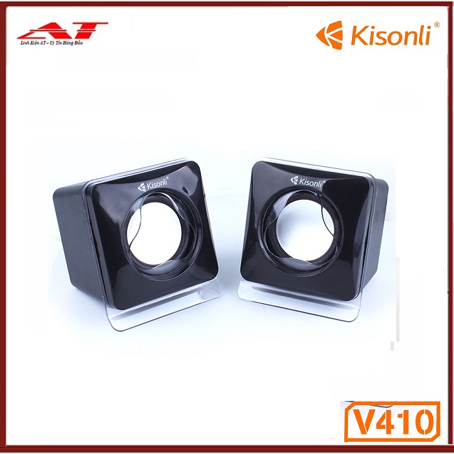 Loa Vi Tính KISONLI V410 2.0 - Thiết Kế Nhỏ Gọn