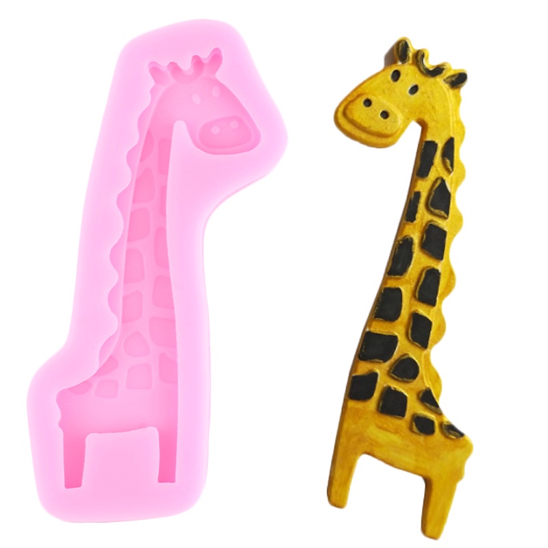 Khuôn Silicone Tạo Hình Làm Bánh Hình Động Vật DIY