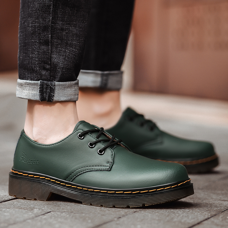 Giày Bốt Martin Màu Trắng Chống Nước Cho Nam Size 35-47 Dr.Martens large size