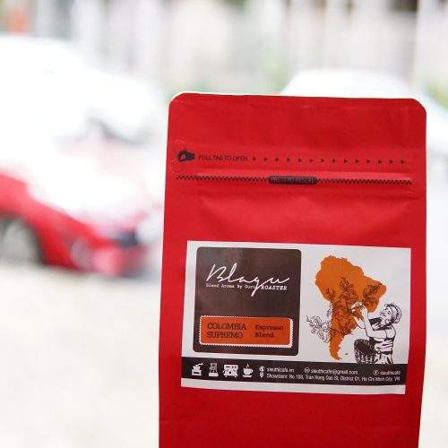 Cà phê Blagu Hạt Đã Rang, Colombia Supremo | Dòng Cà Phê Cao Cấp | 100% Arabica - Typica |  Medium