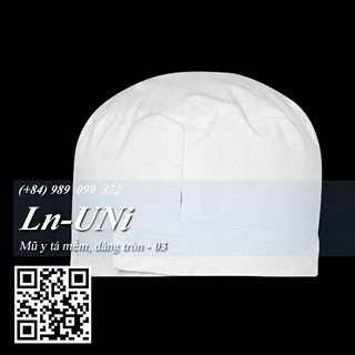 Mũ y tá mềm, dáng tròn 02