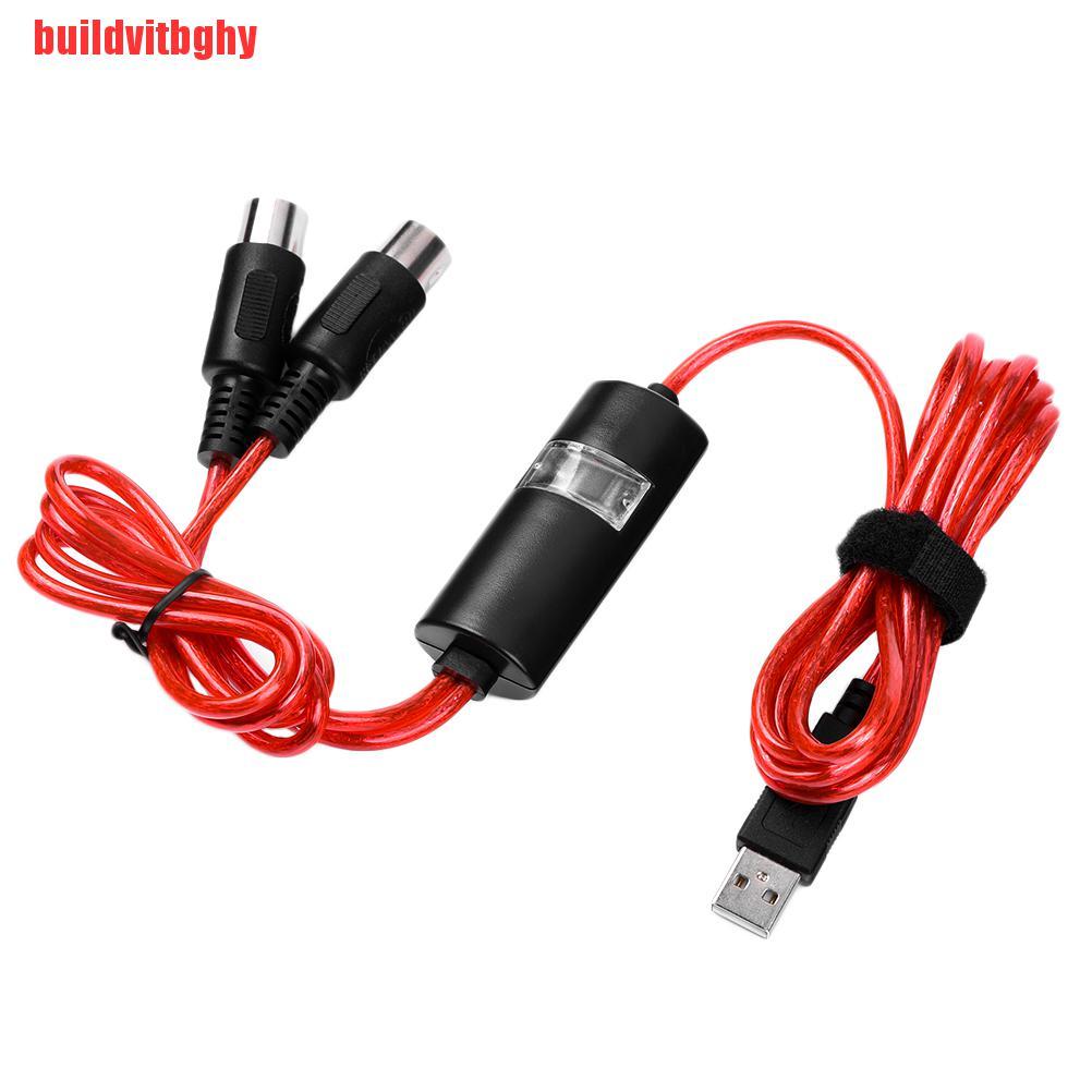 (Mua-Code) Dây Cáp Chuyển Đổi Midi Sang Usb Bàn Phím Nhạc