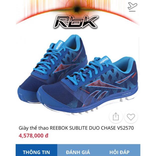 [ Bán Chạy] Giày reebok v52570 sublite duo 2hand [ Chất Nhất ] 2020 bán chạy nhất việt nam ' hot . ^ ^ ₛ . []...