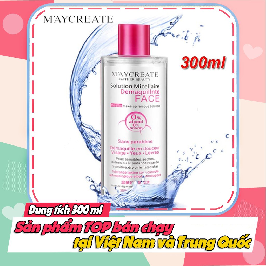 Nước Tẩy Trang 300ml MayCreate - Nước tây trang nội địa trung