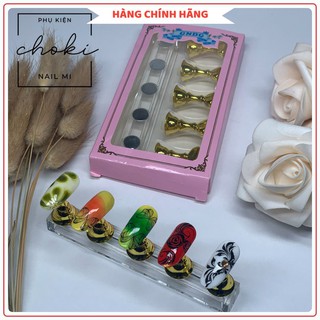 Đế gắn móng mẫu tập vẽ, chụp ảnh móng giả CHOKI NAIL MI có đế móng nam châm chuyên dùng làm nail - DCNC