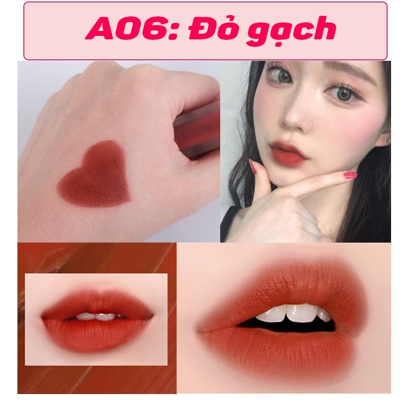 Son kem lì 🆘Tặng Quà🆘 giảm 10K [SON MOI] lên màu đẹp, Chất son siêu lì, lâu trôi, mùi thơm dịu auth Hàn Quốc | BigBuy360 - bigbuy360.vn