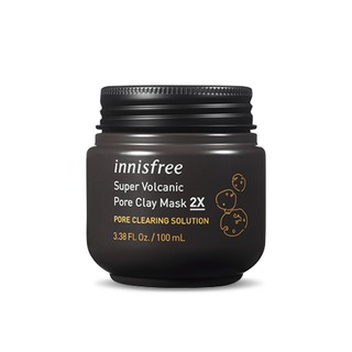 Siêu mặt nạ đất sét đá tro núi lửa innisfree Super Volcanic Pore Clay  Mask 2X
