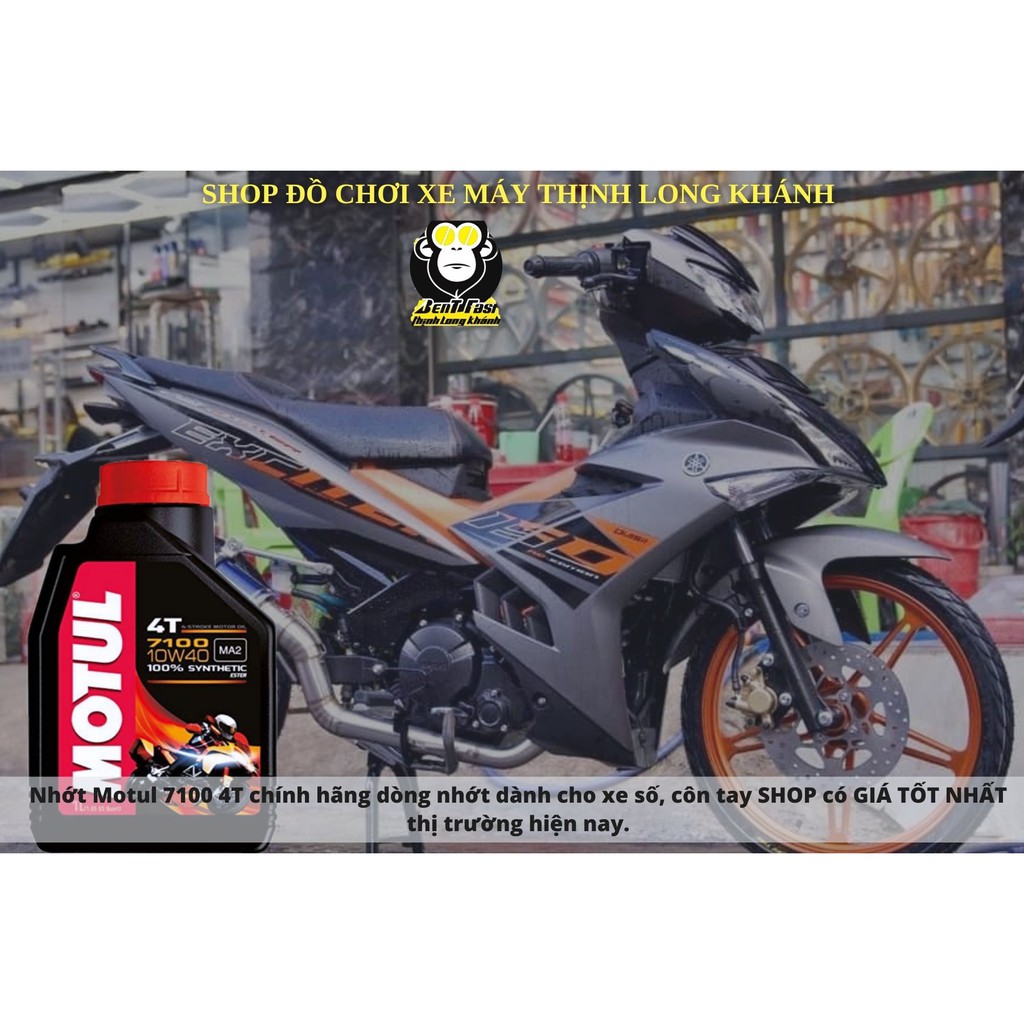 [Mã LIFEAUMAY giảm 10% tối đa 30k đơn 150k] Nhớt Motul 7100 Ester - Dành cho dòng xe số, côn tay