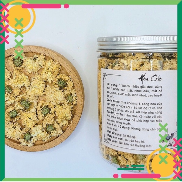 100gr TRÀ HOA CÚC TRẮNG HÀNG CHÂU