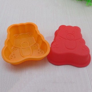 HCM - Khuôn silicon nướng bánh hình con gấu hay đổ rau câu gấu kute cho bé