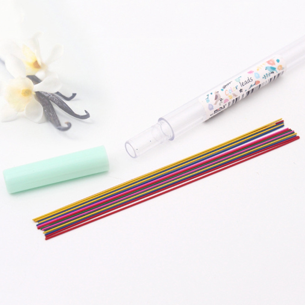 Set 3 ống 15 ruột bút chì tẩy xóa được tiện dụng kích thước 0.5/0.7 mm