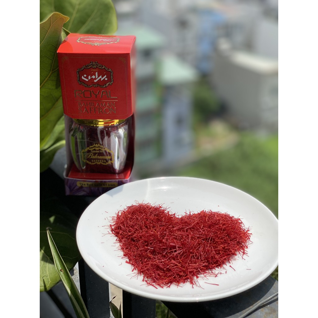 3 gam Nhụy hoa nghệ tây chính ngạch - saffron cao cấp (điều hòa nội tiết, ngủ ngon, giảm đau dạ dày, đẹp da)