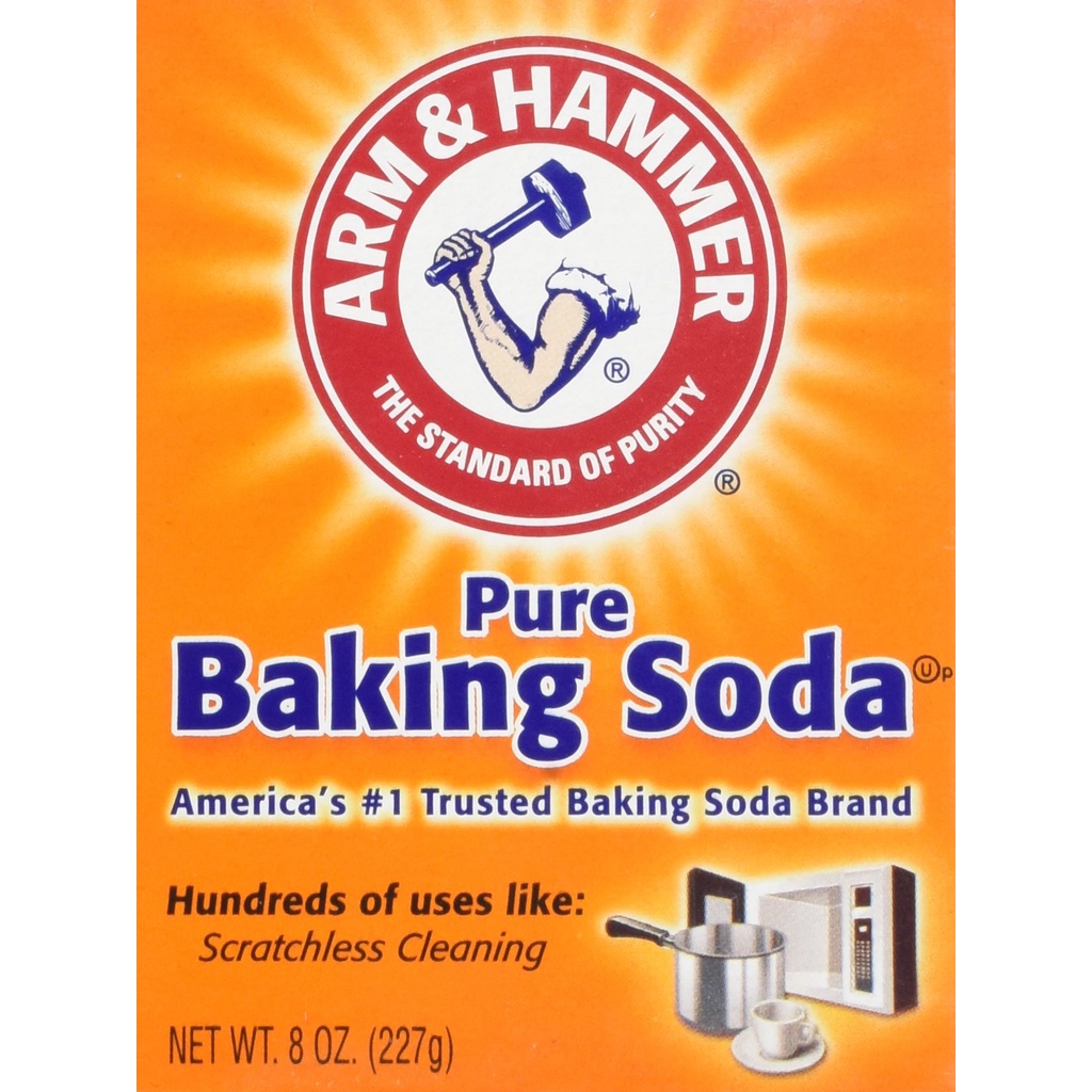 Baking soda Làm sạch răng miệng, Banking soda khử độc thực phẩm 454Gt USA