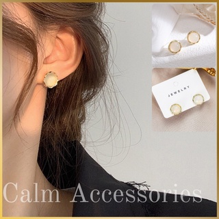 (BÁN LỖ XIN ĐÁNH GIÁ ) Khuyên tai dành cho nữ_ Bông tai hình tròn hợp thời trang Calm Accessories