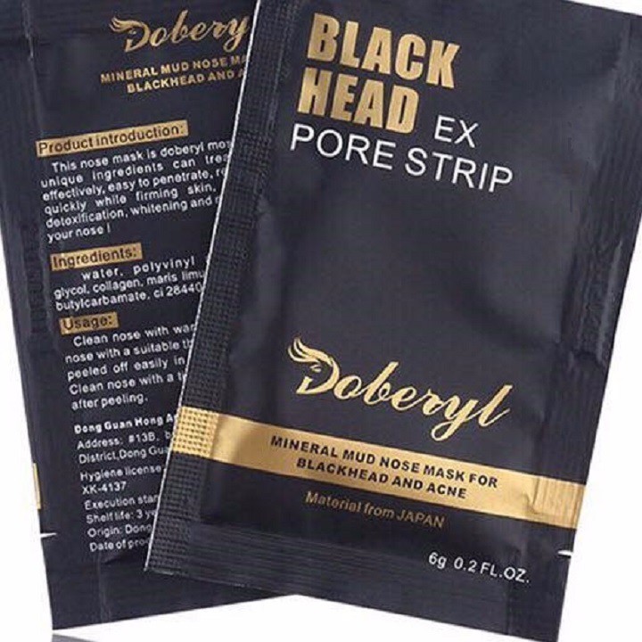 Gel Lột Mụn Cám, Mụn Đầu Đen Doberyl nguyên liệu Nhật Bản