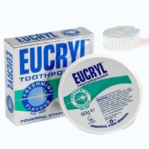 Bột đánh trắng răng Eucryl Toothpowder 50g