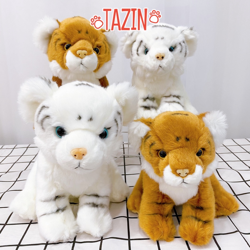 Gấu bông hổ baby cute dễ thương, hổ baby lông tơ mềm mịn cao cấp TAZIN