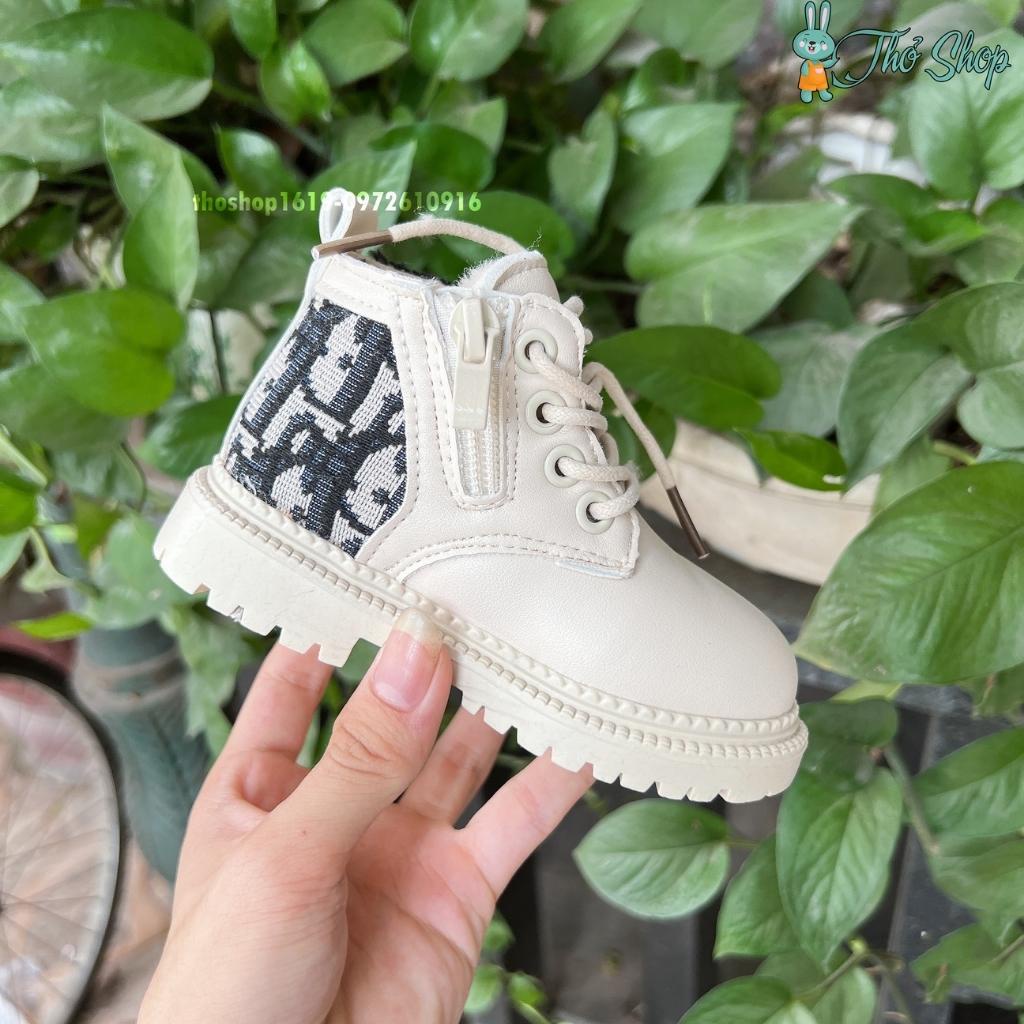 Boot sao da cho bé lót lông mịn siêu ấm siêu mềm