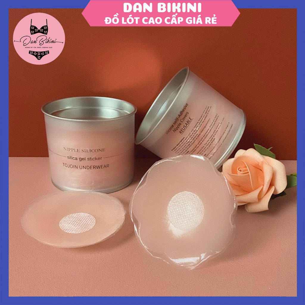 Miếng Dán Ngực ❤️FREESHIP❤️ Hộp 5 cặp dán ti siêu mỏng mềm mại