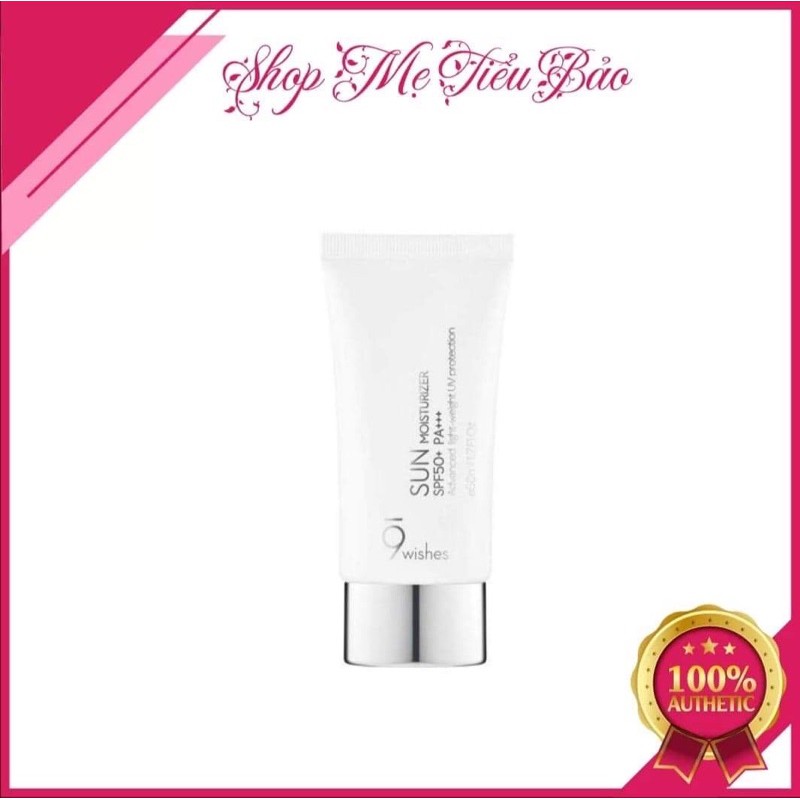 Kem Chống Nắng 9wishes Sun Moisturizer SPF 50+ PA +++